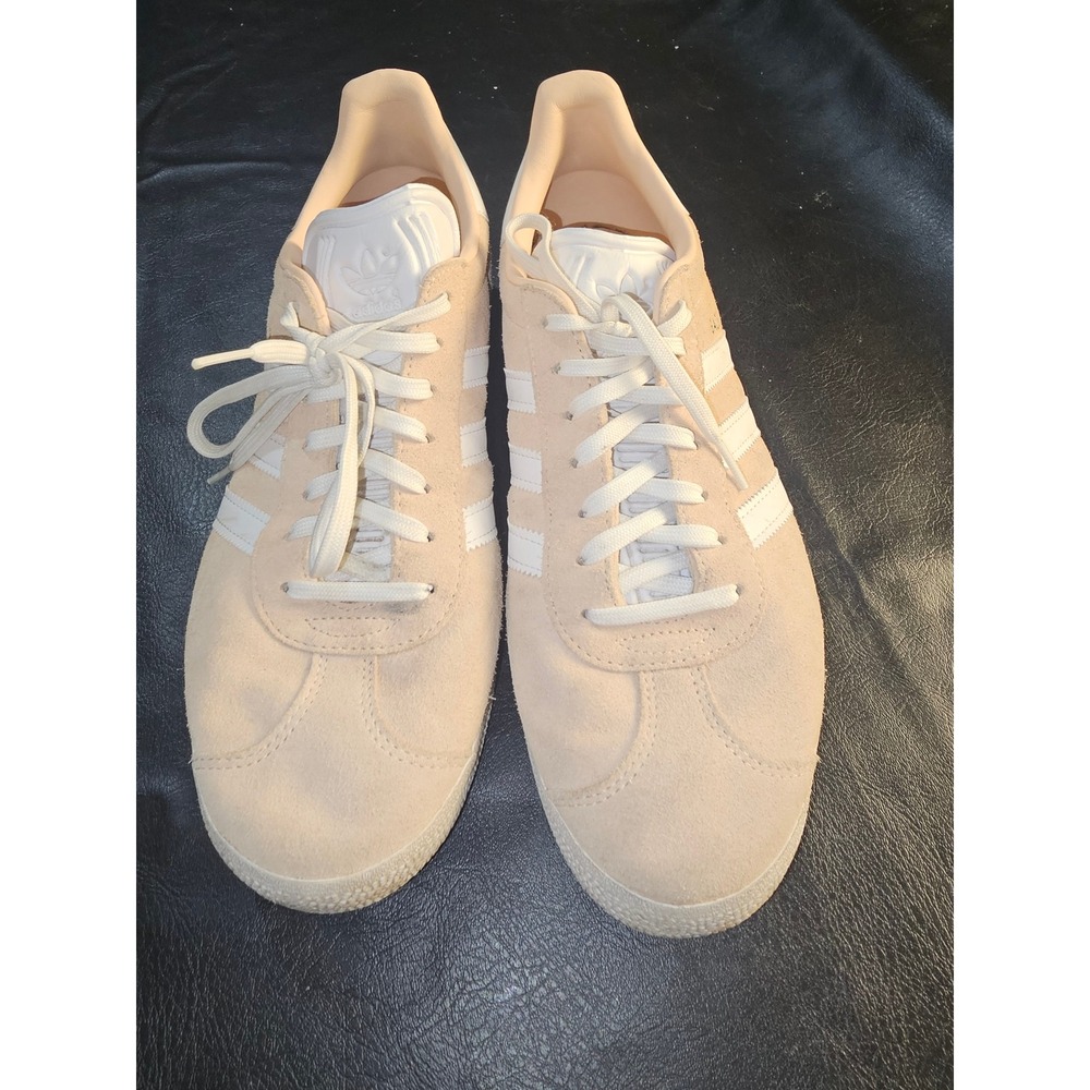 Adidas Mens Beige Gazelle Sneakers Shoes 11‎